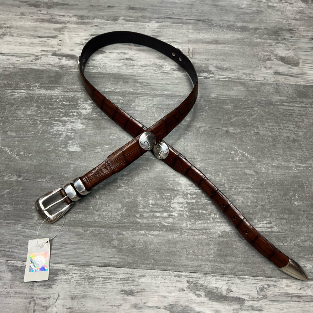 NWT Tennessee Vols UT Brown Leather Belt 42